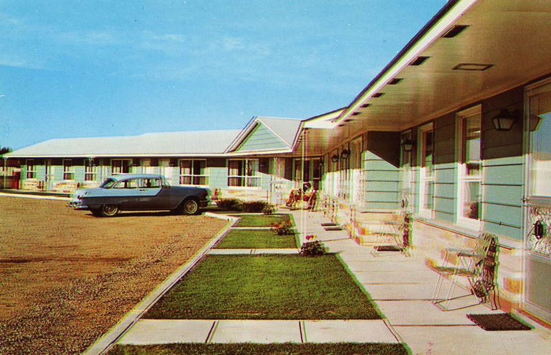 Timberly Motel (Motel Timberly) - Postcard